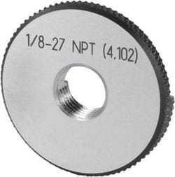Calibration Taper thread ring gauge NPT 60 mm