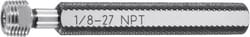 DAkkS calibration “Go“ / “No Go” taper thread plug gauge NPT 90 mm