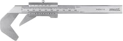 Vernier caliper 5-point 108° Vee angle 2-40 mm
