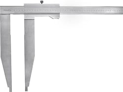 Vernier caliper with extra long jaws 500 mm