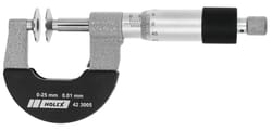 External micrometer with disc anvils and non-rotating spindle 50-75 mm