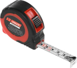 Tape measure with mm/inch graduations 3 m