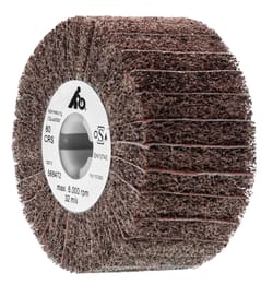 Flap wheel roller, fleece (A) / fabric (A) 80CRS
