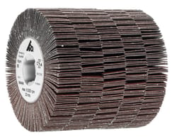 Abrasive flap wheel roller, fabric, slit (A) 120