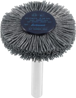 Wheel brushes with shank, silicon carbide (SiC) 120