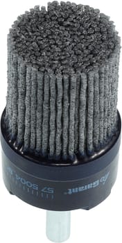Disc brush with shank, silicon carbide (SiC) 80