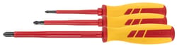 Electrician&rsquo;s screwdriver set for Pozidriv fully insulated 3