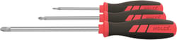 Screwdriver set for Pozidriv, with power grip 3