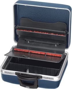 Service tool case of X-ABS wheeled with tool clips