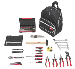 Assembly tool set, 59 pieces in a tool rucksack 59