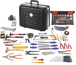 Assembly tool set, 107 pieces with X-ABS toolbox