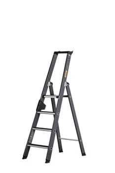 Stepladder, single-sided access with GripStep 4