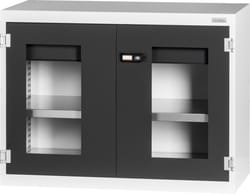 Base cabinet with drawer, Viewing window swing doors 800 mm